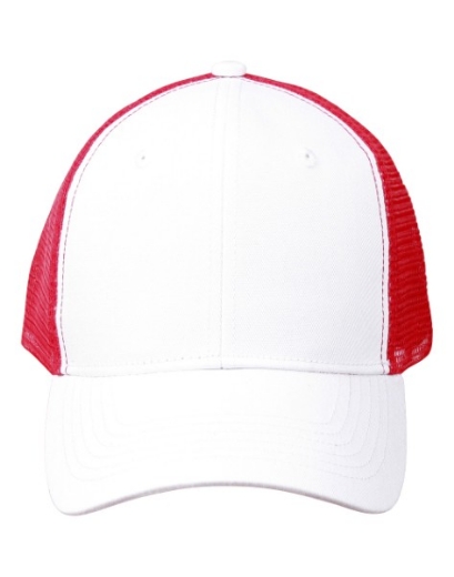 Picture of Winning Spirit Cotton Trucker Cap with Nylon Mesh Back