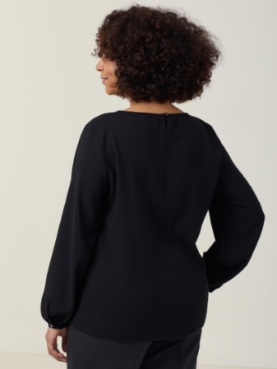 Picture of NNT Ladies Long Sleeve Heavy Georgette Blouse