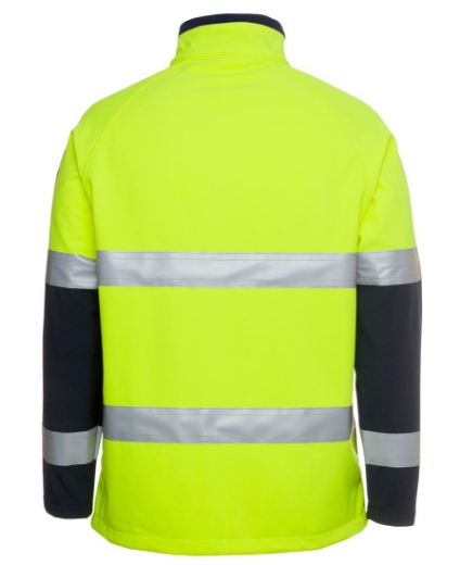 Picture of JB's Hi Vis Layer Jacket Soft Shell RT1 Reflective Tape 2 Tone
