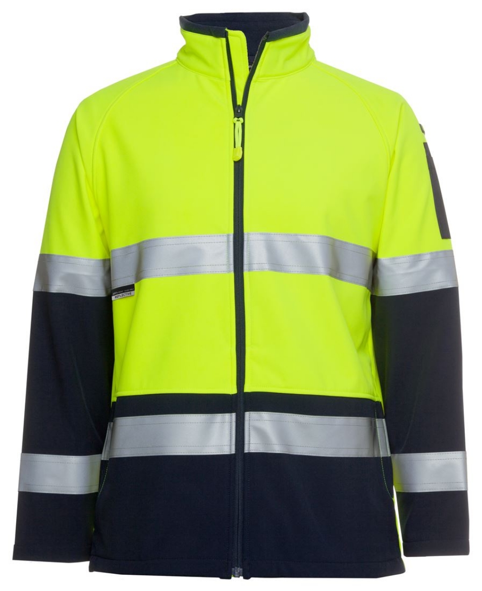 Picture of JB's Hi Vis Layer Jacket Soft Shell RT1 Reflective Tape 2 Tone