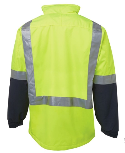 Picture of JB's Hi Vis A.T. Jacket Polyester with Fleece Lining Reflective Tape 2 Tone