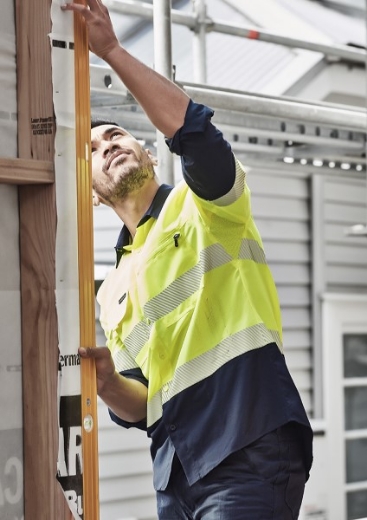 Picture of Syzmik Mens Hi Vis Outdoor Segmented Tape Long Sleeve Shirt