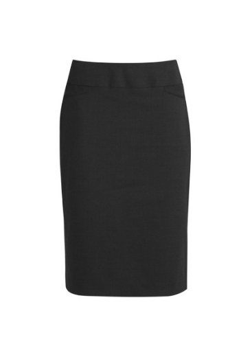 Picture of Biz Collection Ladies Classic Knee Length Skirt 65% polyester 35% viscose