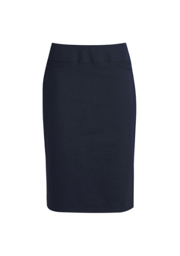 Picture of Biz Collection Ladies Classic Knee Length Skirt 65% polyester 35% viscose