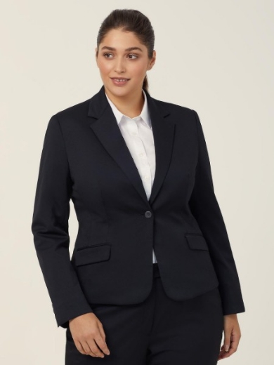 Picture of NNT Ladies P/V Stretch Twill 1 Button Cropped Jacket
