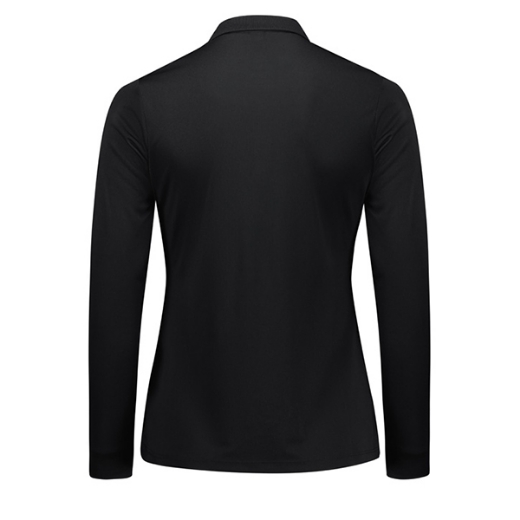 Picture of Biz Collection Ladies Action Long Sleeve Polo Shirt 100% Certified recycled PET polyester