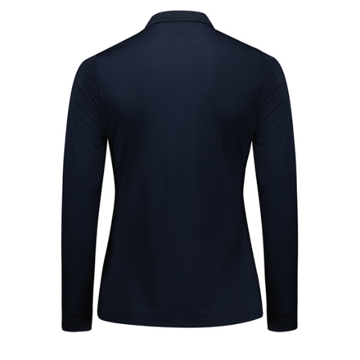 Picture of Biz Collection Ladies Action Long Sleeve Polo Shirt 100% Certified recycled PET polyester