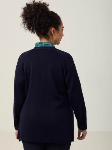 Picture of NNT Ladies Wool Rich V-Neck Button Up Cardigan