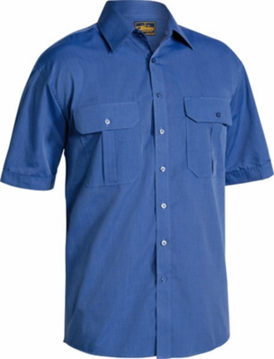 Picture of Bisley Metro Shirt Short Sleeve 65% Polyester, 35% Cotton