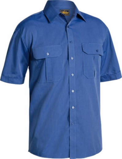 Picture of Bisley Metro Shirt Short Sleeve 65% Polyester, 35% Cotton
