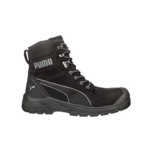 Picture of Puma Safety Boot Conquest Black Lace Up Zip Side with Composite Cap