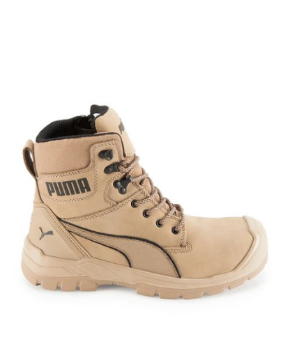 Picture of Puma Safety Boot Conquest Stone Lace Up Zip Side with Composite Cap