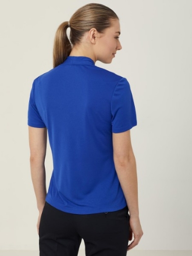 Picture of NNT Ladies Matt Jersey V Neck Short Sleeve Top