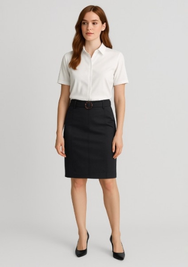 Picture of Biz Corporates Ladies Traveller Chino Skirt