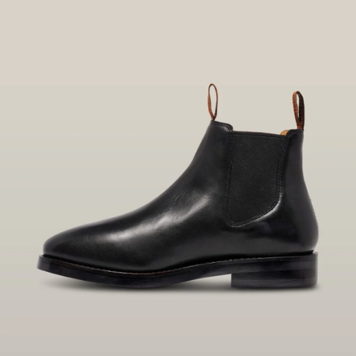 Picture of Hard Yakka Mustang Signature Pull-Up Leather Boot- Black