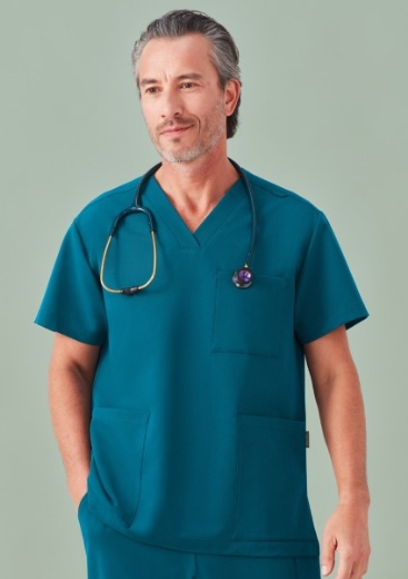 Picture of BIZCARE Unisex Pulse V-Neck Scrub Top