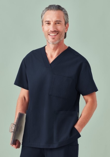 Picture of BIZCARE Unisex Pulse V-Neck Scrub Top