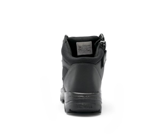 Picture of Steel Blue Parkes Zip Side Lace up Boot with Scuff Cap