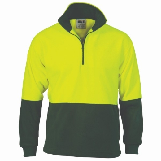 Picture of DNC Polar Fleece 1/2 Zip Pullover 100% Polyester 2 Tone