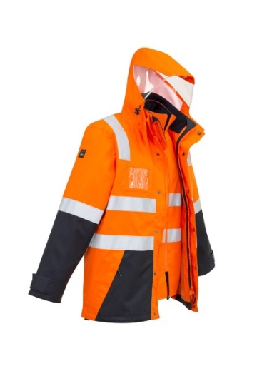 Picture of Syzmik 4 in1 Waterproof Jacket with Reflective Tape