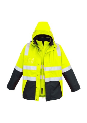 Picture of Syzmik 4 in1 Waterproof Jacket with Reflective Tape