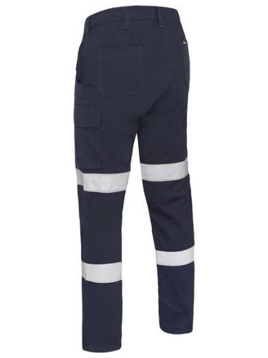 Picture of Bisley Ladies Stretch Cotton Cargo Pant with Reflective Tape
