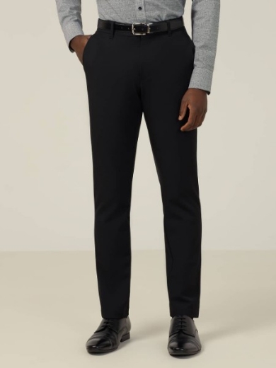 Picture of NNT Mens Stretch Twill Slim Leg Pant New Black