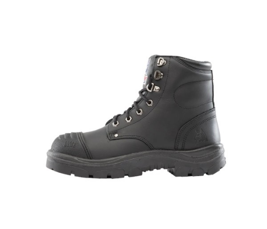 Picture of Steel Blue Argyle Zip Lace Up TPU Sole and Scuff Cap