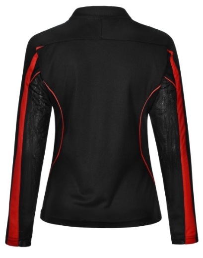 Picture of Winning Spirit Ladies Celebrity Polo Shirt Long Sleeve 60% Cotton 40% CoolDry Polyester with breathable mesh panels