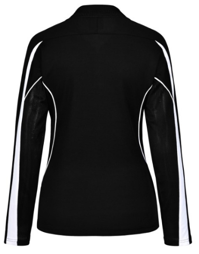 Picture of Winning Spirit Ladies Celebrity Polo Shirt Long Sleeve 60% Cotton 40% CoolDry Polyester with breathable mesh panels