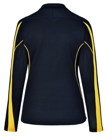 Picture of Winning Spirit Ladies Celebrity Polo Shirt Long Sleeve 60% Cotton 40% CoolDry Polyester with breathable mesh panels