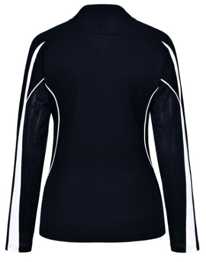 Picture of Winning Spirit Ladies Celebrity Polo Shirt Long Sleeve 60% Cotton 40% CoolDry Polyester with breathable mesh panels