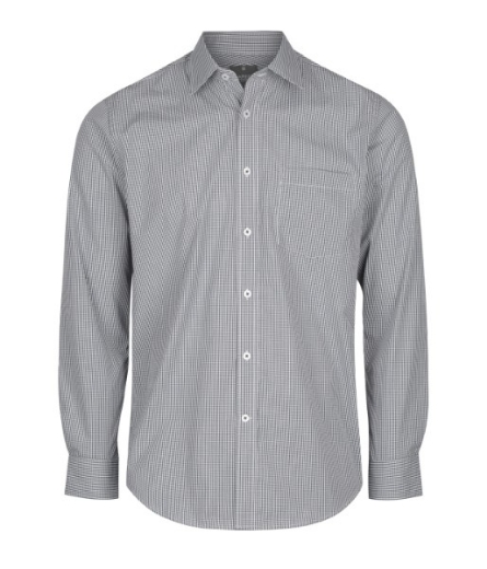 Picture of Gloweave Mens Westgarth Gingham Check Long Sleeve Shirt
