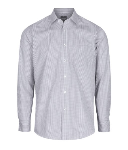 Picture of Gloweave Mens Westgarth Gingham Check Long Sleeve Shirt
