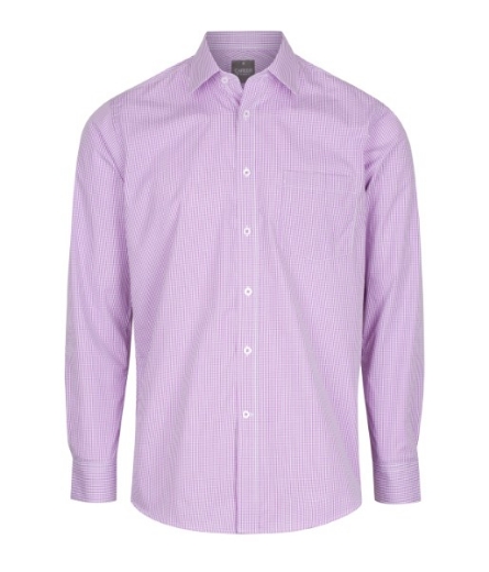 Picture of Gloweave Mens Westgarth Gingham Check Long Sleeve Shirt