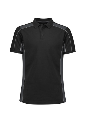 Picture of Biz Collection Unisex Grid Short Sleeve Polo