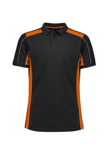 Picture of Biz Collection Unisex Grid Short Sleeve Polo