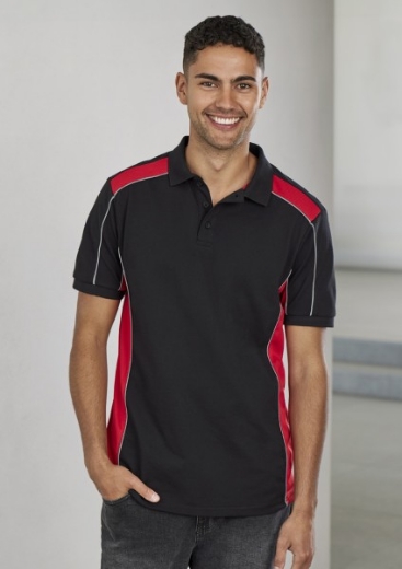 Picture of Biz Collection Unisex Grid Short Sleeve Polo