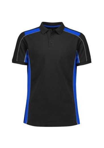 Picture of Biz Collection Unisex Grid Short Sleeve Polo