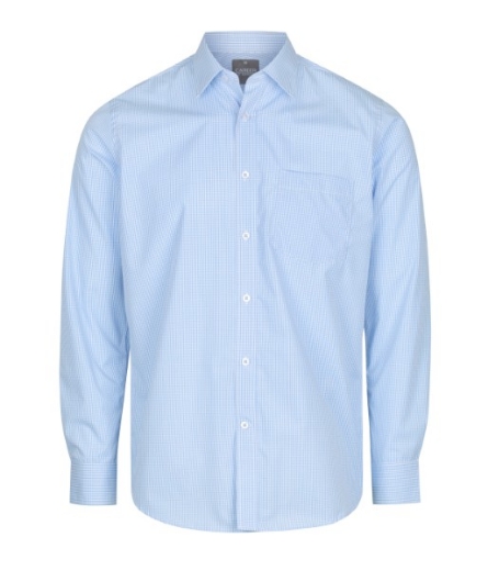 Picture of Gloweave Mens Westgarth Gingham Check Long Sleeve Shirt