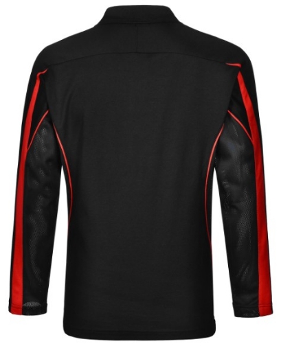 Picture of Winning Spirit Men's Celebrity Polo Shirt Long Sleeve 60% Cotton 40% CoolDry Polyester with breathable mesh panels