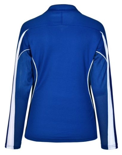 Picture of Winning Spirit Men's Celebrity Polo Shirt Long Sleeve 60% Cotton 40% CoolDry Polyester with breathable mesh panels