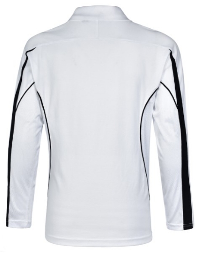 Picture of Winning Spirit Men's Celebrity Polo Shirt Long Sleeve 60% Cotton 40% CoolDry Polyester with breathable mesh panels