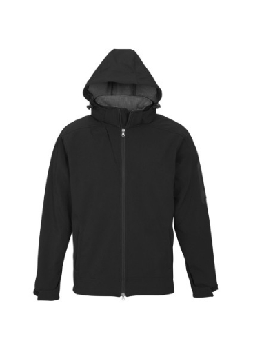 Picture of Biz Collection Summit Jacket Mens breathable ripstop shell with fleece lining Windproof and water repellent