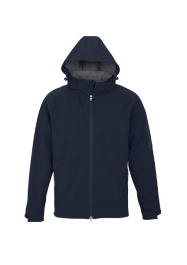Picture of Biz Collection Summit Jacket Mens breathable ripstop shell with fleece lining Windproof and water repellent