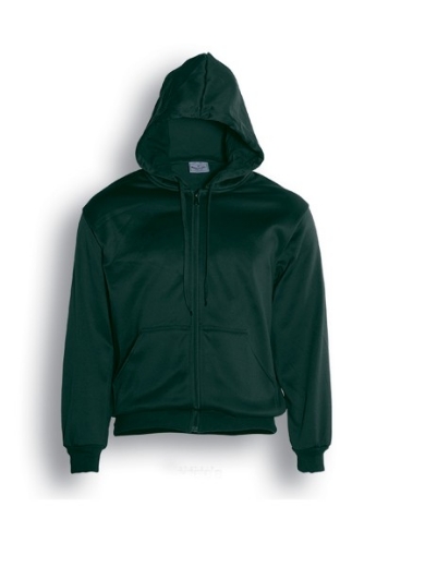 Picture of Bocini Adults Zip Front Fleece Hoodie