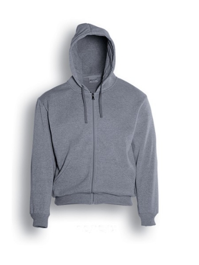 Picture of Bocini Adults Zip Front Fleece Hoodie