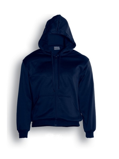 Picture of Bocini Adults Zip Front Fleece Hoodie