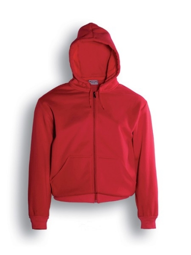 Picture of Bocini Adults Zip Front Fleece Hoodie