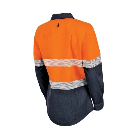 Picture of BOOL Ladies Ultra-Lightweight PPE2 Two Tone FR Shirt with Segmented FR Reflective Tape